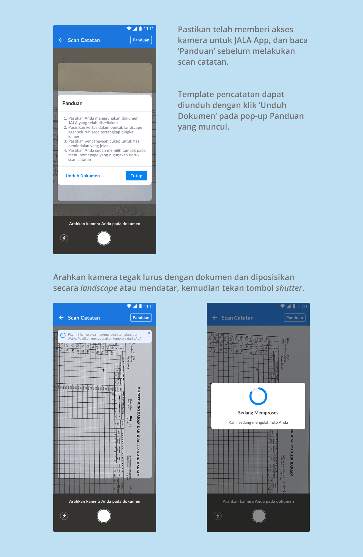 Scan Document Feature JALA App