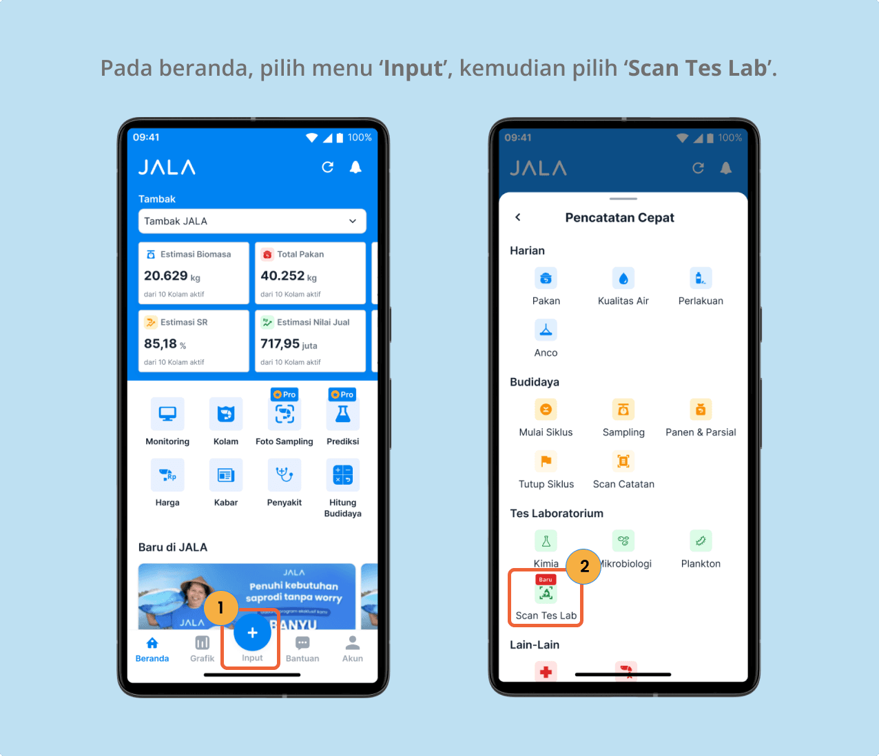 Fitur Scan Tes Lab