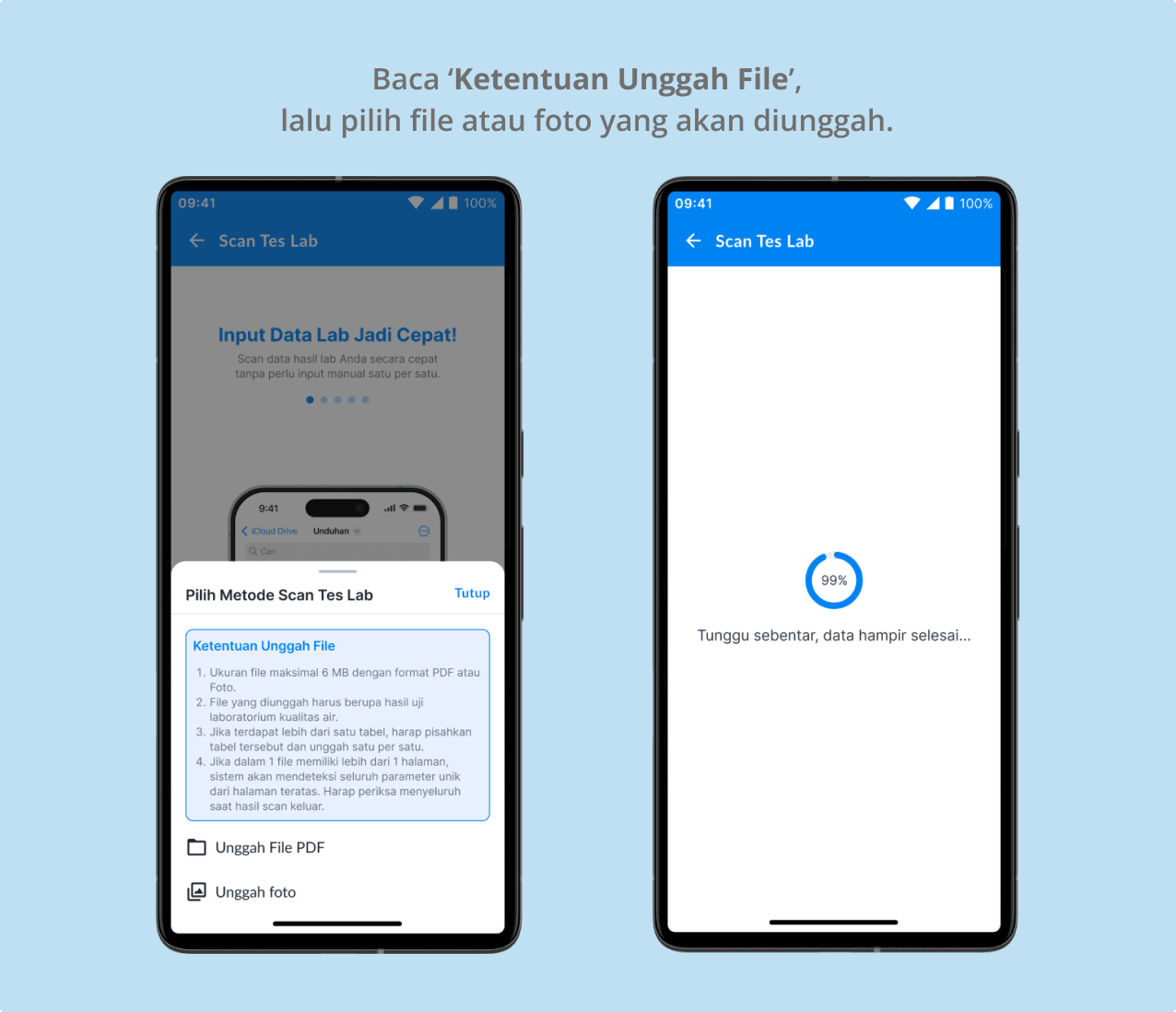Fitur Scan Tes Lab